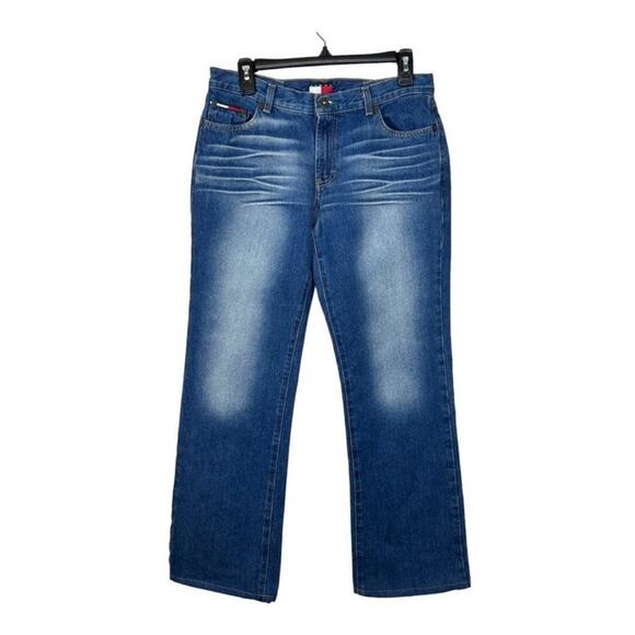 Tommy Hilfiger Y2K Vintage Straight Leg “Hip Jeans” | Light/Medium Wash Size 13 - Picture 14 of 14